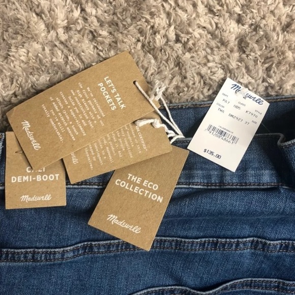 NWT madewell Cali crop bootcut jeans - 36 and 37 - Picture 3 of 4